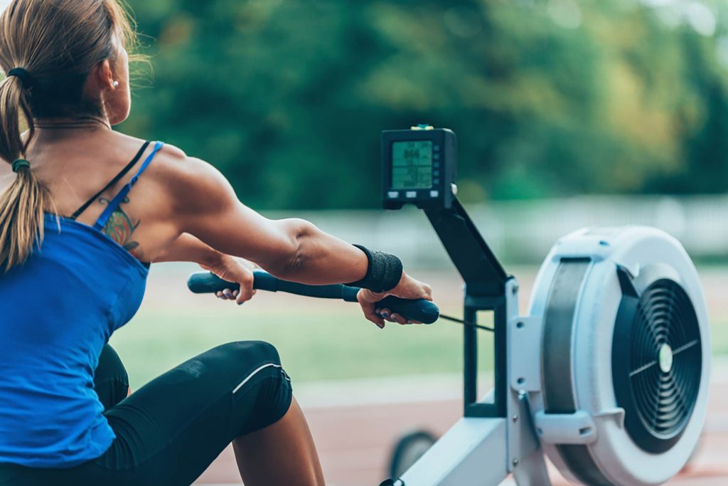 Rowing machines are well known for their weight loss benefits, and very convenient to have at home.