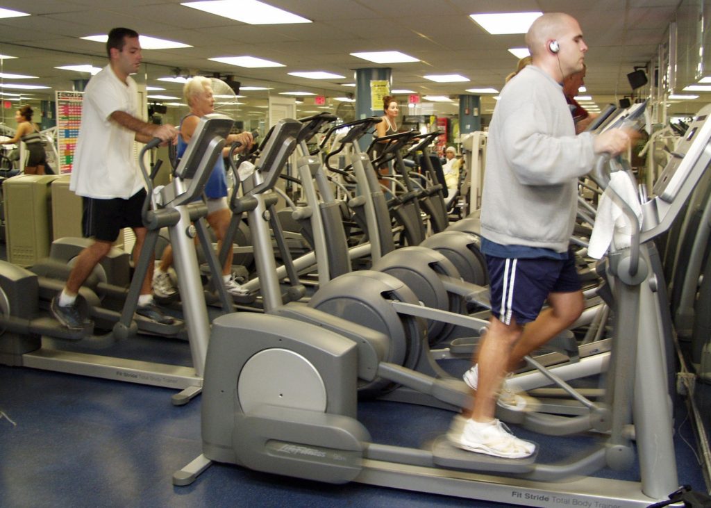 The elliptical is one of the best full body cardio workout machines.