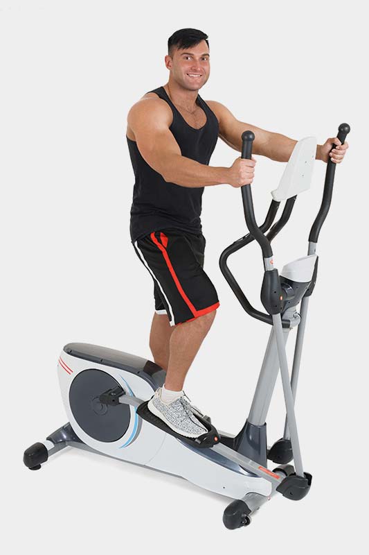 Pictured: A workout machine named the elliptical cross trainer.